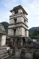 Palace Tower at Palenque Ruins - palenque mayan ruins,palenque mayan temple,mayan temple pictures,mayan ruins photos